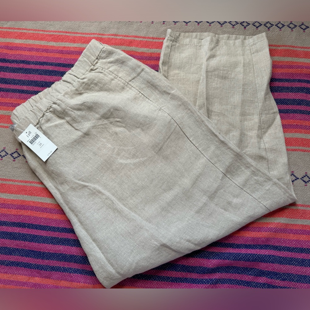 ❕NWT❕J.Jill Linen Capris